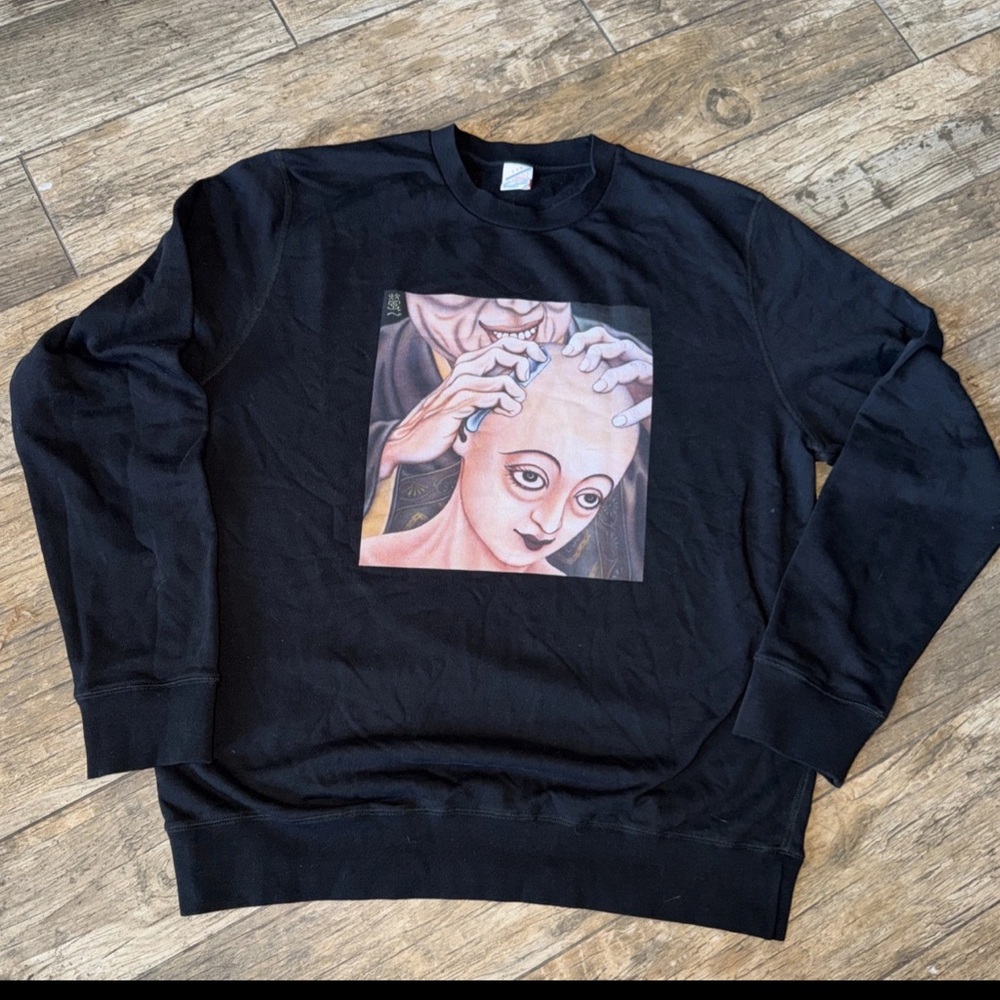 Yang Li Samizdat graphic head crewneck Size Large Japan
